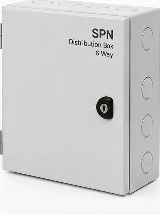 Distribution box · SPN Double Door Distribution Box · 6 Way